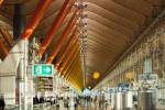 L'interminable aéroport de Madrid ; je l'aime bien.