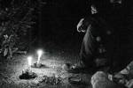 Repas aux chandelles dans la montagne sur le GR131