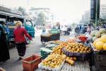 Marché matinal.